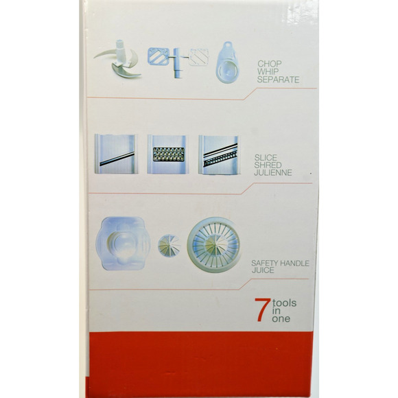 Miracle Kitchen Plus 7-in-1 Food Prep Set – Chop, Slice, Juice, Whip & More, Sea - Picture 2 of 4